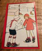 Kinderen aan het schaatsen - Rie Cramer, Verzamelen, Verzenden, 1960 tot 1980, Gelopen, Kinderen