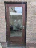 Hardhouten tuindeur, Ophalen, Gebruikt, 80 tot 100 cm, Buitendeur