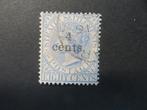 A06002: Straits Settlements QV 4 c, Postzegels en Munten, Postzegels | Azië, Ophalen of Verzenden, Oost-Azië