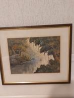 Indisch Schilderij ,Landschap, Antiek en Kunst, Kunst | Schilderijen | Klassiek, Ophalen