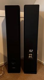 2 Hifi Speakers Yamaha NS-F160, Gebruikt, 120 watt of meer, Front, Rear of Stereo speakers, Ophalen