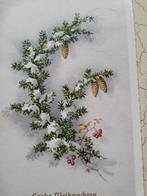 oude kerstkaart foto 1 t/m 3, Diversen, Kerst, Heikant 21 Kaatsheuvel, Belle Vieille Brocante, Ophalen of Verzenden, Zo goed als nieuw