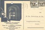 Firma G.J. Faber + Zonen, Leeuwarden - 05.1939 - briefkaart, Ophalen of Verzenden, Briefkaart