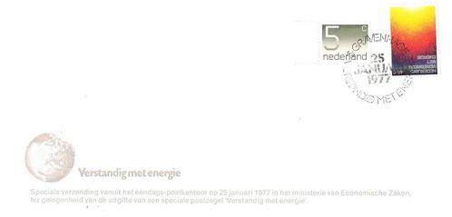 Nederland 1977 778 Verstandig met Energie, Postzegels en Munten, Brieven en Enveloppen | Nederland, Envelop, Ophalen of Verzenden