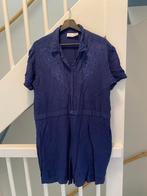 DONKER BLAUW JUMPSUIT, MAAT; L/XL, Kleding | Dames, Jumpsuits, Ophalen of Verzenden, Zo goed als nieuw, Maat 42/44 (L), Blauw