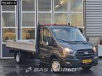 Ford Transit 165pk Open laadbak Dubbellucht Pritsche Trekhaa, Auto's, Bestelauto's, Stof, 1995 cc, Euro 6, 4 cilinders