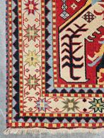 Handgeknoopt oosters wol Kaukas Kazak tapijt 168x250cm, Gebruikt, Crème, 150 tot 200 cm, 200 cm of meer