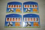EK 2008 4 sets postzegels met spelers uit oranje., Ophalen of Verzenden, Na 1940, Postfris