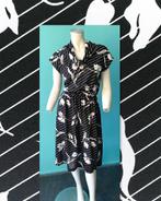 Vintage originele jaren 70 jurk zwart wit maat 40, Kleding | Dames, Gedragen, Knielengte, Maat 38/40 (M), Vintage