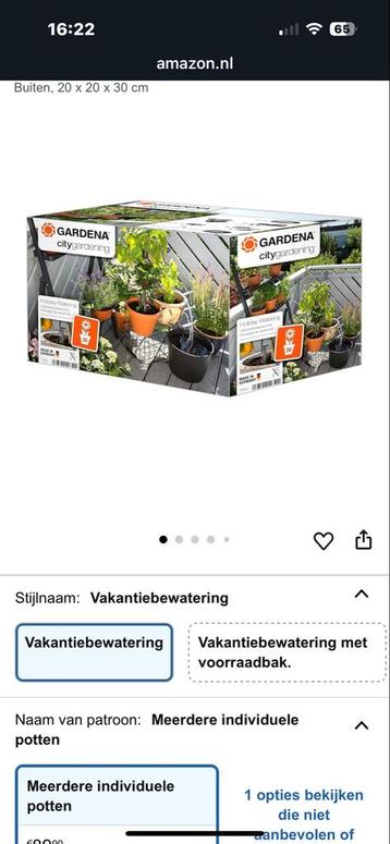Gardena Vakantie Bewatering Set - z.g.a.n. Bewateringsset. beschikbaar voor biedingen