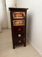 Smalle Houten Kastje met Lades, Huis en Inrichting, Kasten | Kledingkasten, Ophalen, Minder dan 50 cm, Gebruikt, Minder dan 100 cm