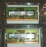 Samsung 2x 4gb DDR4 3200 geheugen modules SO Dimm, Computers en Software, RAM geheugen, DDR4, 8 GB, Ophalen of Verzenden, Zo goed als nieuw