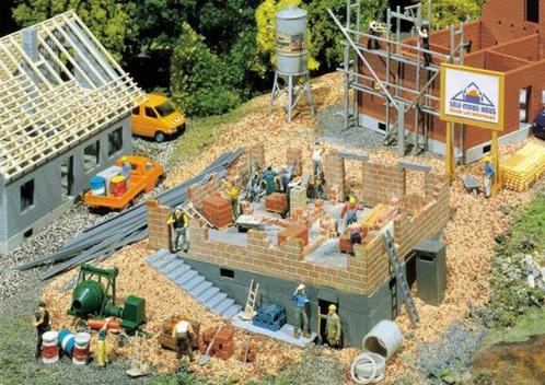 Faller: Huis in aanbouw NIEUW, Hobby en Vrije tijd, Modeltreinen | H0, Nieuw, Brug, Tunnel of Gebouw, Gelijkstroom of Wisselstroom