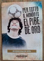Diego Maradona ansichtkaart  LaGazzetta dello Sport, Ophalen of Verzenden, Zo goed als nieuw, Buitenlandse clubs, Spelerskaart