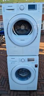 WASDROOG SET SAMSU 8KG ECO BUBBEL WARMTEPOMPDROOGER 8KG ZGAN, Witgoed en Apparatuur, Wasmachines, 1200 tot 1600 toeren, 8 tot 10 kg