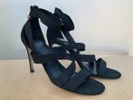 Karen Millen high heels sandalen mt 41 zwart zgan, Ophalen, Zo goed als nieuw, Zwart, Sandalen of Muiltjes
