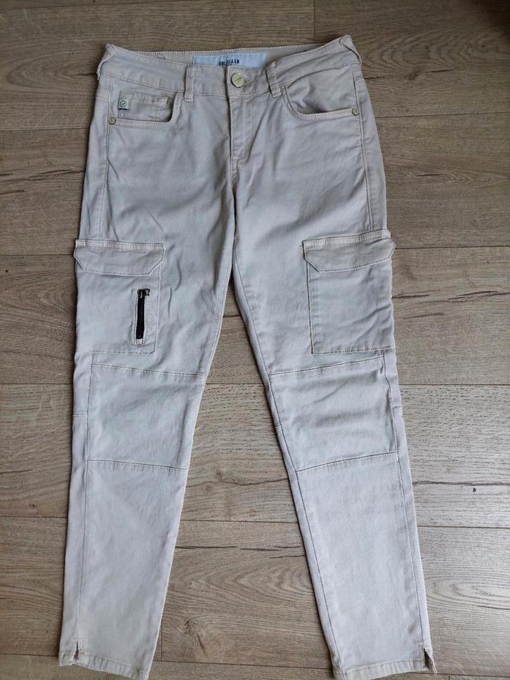 Jeans lengte 89cm GOLDGARN XS denim skinny beige 3xGedragen, Kleding | Dames, Spijkerbroeken en Jeans, Zo goed als nieuw, W30 - W32 (confectie 38/40)