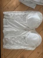 Bruidscorset/korsten wit met kan en diamantjes, Ophalen of Verzenden, Nieuw, Wit, Accessoires