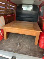 Salontafel teak hout 120x120x49, 100 tot 150 cm, Zo goed als nieuw, Minder dan 50 cm, Rechthoekig