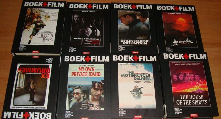 8x boek + film, Cd's en Dvd's, Dvd's | Drama, Zo goed als nieuw, Alle leeftijden, Verzenden