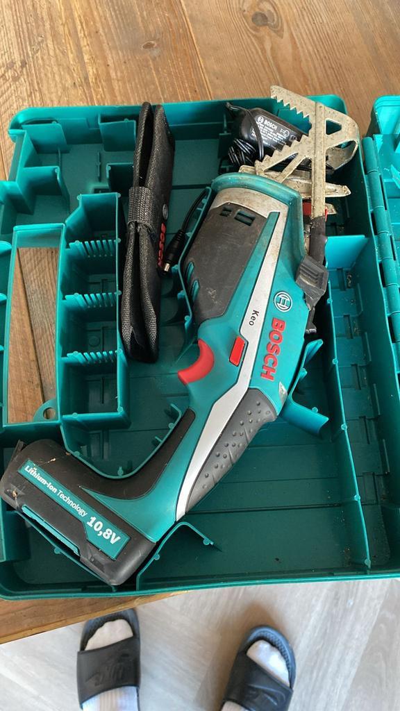 Bosch Keo Accu Tuinzaag - Zo goed als nieuw!, Tuin en Terras, Handzagen, Zo goed als nieuw, Takkenzaag, Ophalen of Verzenden