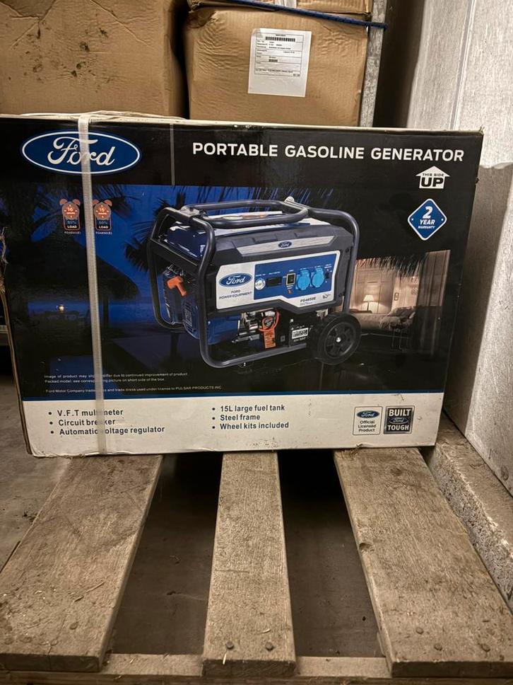 Ford Bezine Generator FG4650, Doe-het-zelf en Verbouw, Aggregaten, Nieuw, Benzine, Minder dan 5 kVA, Ophalen