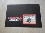 Honda CB250 RS brochure folder 1981 ?, Ophalen of Verzenden, Honda