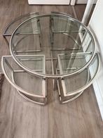 salontafel met uitschuifbare bijzettafel Zo goed als nieuw!, Huis en Inrichting, Tafels | Salontafels, Zo goed als nieuw, Minder dan 50 cm