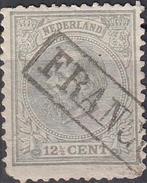 Nederland- 1872-1888- Willem III- NVHP-22- Stempel - Franco, Postzegels en Munten, Postzegels | Nederland, Verzenden, T/m 1940