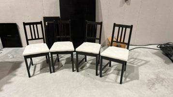 4x ikea stefan stoel met kussen beschikbaar voor biedingen