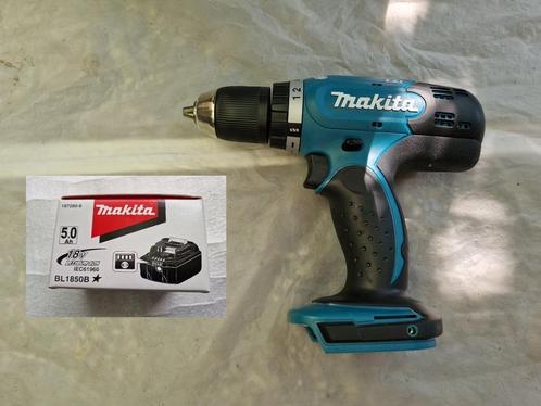 Makita Accuboormachine en accu 5,0Ah, nieuw, Doe-het-zelf en Verbouw, Gereedschap | Boormachines, Nieuw, Boor- en Schroefmachine