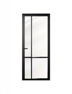Zwarte industriële binnendeuren | schuifdeuren stomp, Niet ingevuld, 80 tot 100 cm, Binnendeur, Niet ingevuld