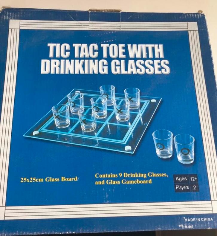 Tic Tac Toe gezelschapsspel, Hobby en Vrije tijd, Gezelschapsspellen | Bordspellen, Nieuw, Een of twee spelers, Ophalen of Verzenden