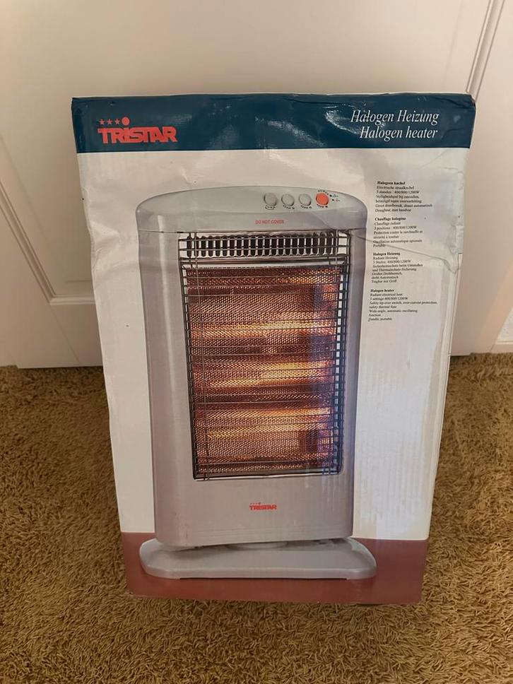 Tristar Halogeen Straalkachel - Camping Heater, Witgoed en Apparatuur, Fornuizen, Nieuw, Vrijstaand, Halogeen, Ophalen of Verzenden