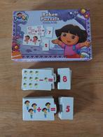 Dora Reken Puzzels, Ophalen, 10 tot 50 stukjes, Zo goed als nieuw, 2 tot 4 jaar
