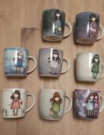 8 mokken Gorjuss van Santoro London, Ophalen of Verzenden, Zo goed als nieuw, Overige stijlen, Kop(pen) en/of Schotel(s)