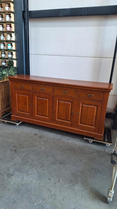 Te koop: Dressoir teak / mahonie hout, Huis en Inrichting, Kasten | Dressoirs, Zo goed als nieuw, 200 cm of meer, 50 tot 75 cm