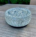 Vintage glazen plafondlamp jaren ‘70, 20cm, Ophalen of Verzenden, Gebruikt, Glas, Vintage, retro