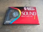 Cassette BASF EMTEC Sound I 90 sealed (zie foto's) VII, 2 t/m 25 bandjes, Overige genres, Ophalen of Verzenden, Nieuw in verpakking