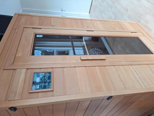Infrarood sauna met kleurentherapie 2-persoons incl bezorgen, Sport en Fitness, Sauna, Zo goed als nieuw, Complete sauna, Infrarood
