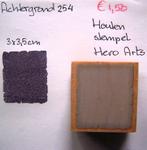 Achtergrond 254 Houten stempel, Hobby en Vrije tijd, Stempelen, Ophalen of Verzenden, Gebruikt, Houten stempel