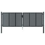 Poort 300x125 cm staal antracietkleurig, Tuin en Terras, Tuinpoorten, Ophalen of Verzenden, Nieuw, Looppoort