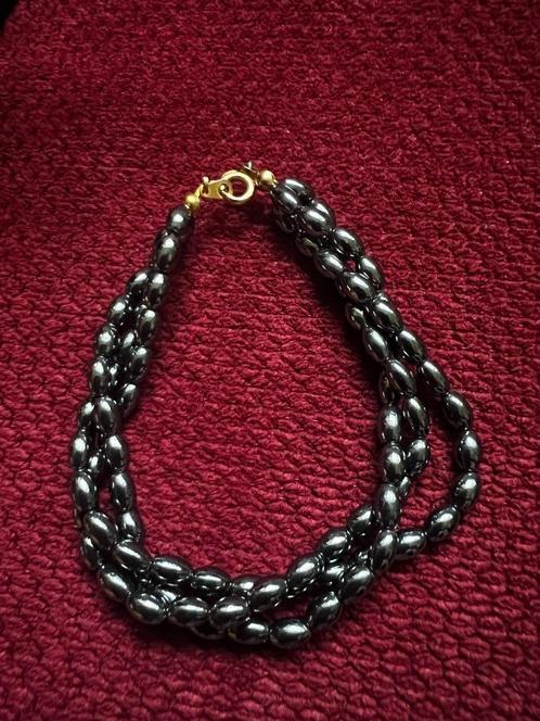 mineralen armband, Sieraden, Tassen en Uiterlijk, Armbanden, Nieuw, Overige materialen, Zwart, Met edelsteen, Ophalen