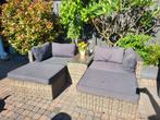Loungeset met kussens, Ophalen, 4 zitplaatsen, Gebruikt, Loungeset