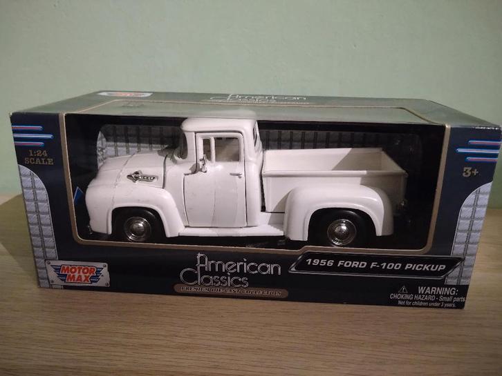 1956 Ford F-100 Pick-up Motormax 1:24 Nieuw, Hobby en Vrije tijd, Modelauto's | 1:24, Nieuw, Auto, Overige merken, Ophalen of Verzenden