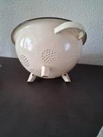 Vintage Emaille Vergiet wit, Ophalen of Verzenden