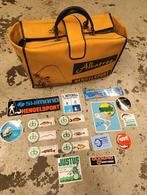 Originele Albatros sportvis tas, ca 55 jaar oud. + Stickers, Watersport en Boten, Ophalen of Verzenden, Zo goed als nieuw