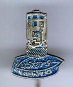 Kusters Venlo zilverkleurig verwarming speldje ( W_482 ), Verzamelen, Verzenden, Zo goed als nieuw, Merk, Speldje of Pin