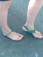 Barefoot slippers, groen, nieuwstaat, Kleding | Dames, Schoenen, Ophalen of Verzenden, Nieuw, Groen