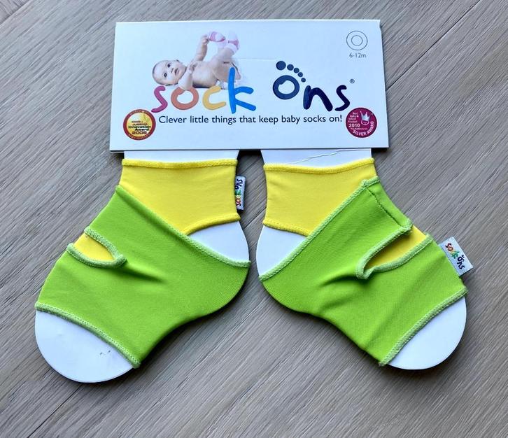 NIEUW - Sock Ons 6-12 maanden - 2 paar | babykleding, Kinderen en Baby's, Babykleding | Schoentjes en Sokjes, Nieuw, Jongetje of Meisje